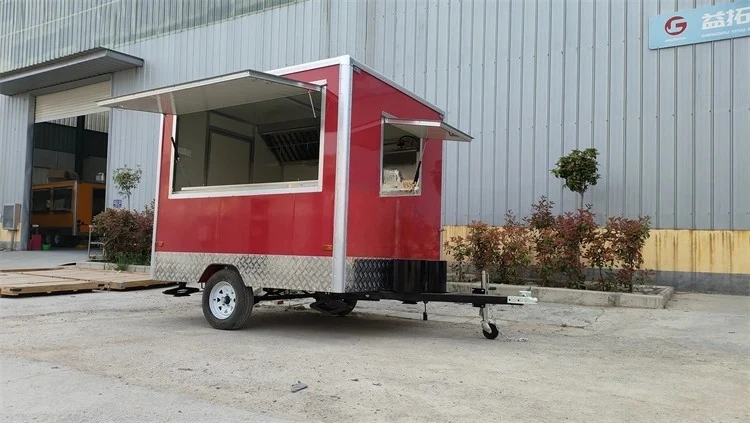 

Outdoor Commercial Street Mobile Hot Dog Ice Cream Fast Food Truck Trailers