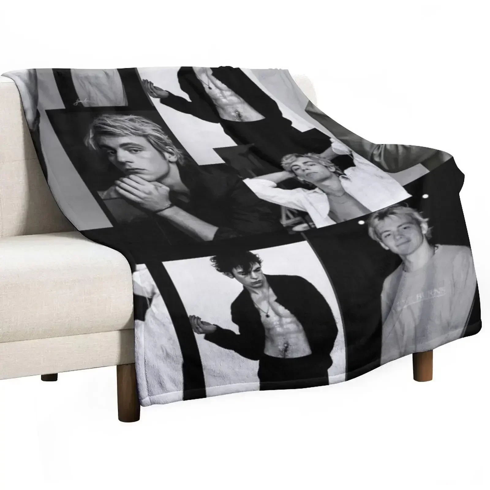 Ross Lynch collage Throw Blanket Sleeping Bag For Sofa Thin Blankets