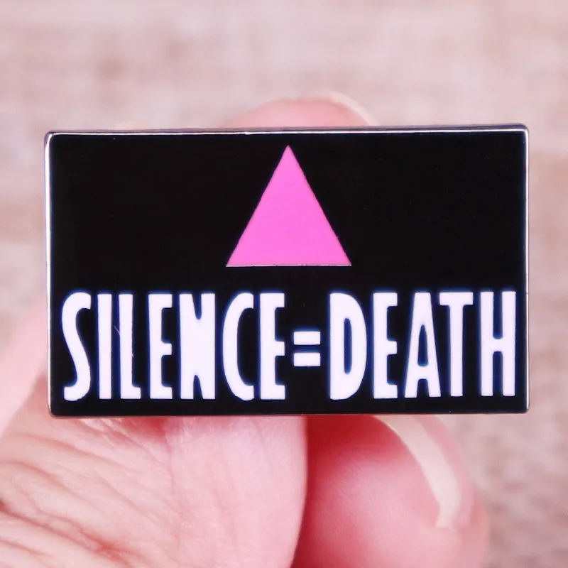 Silence Death Enamel Pins Gay Hustlers Queer In The Military LGBTQ Progress Backpack Lapel Pin Shirt Bag Badge Jewelry