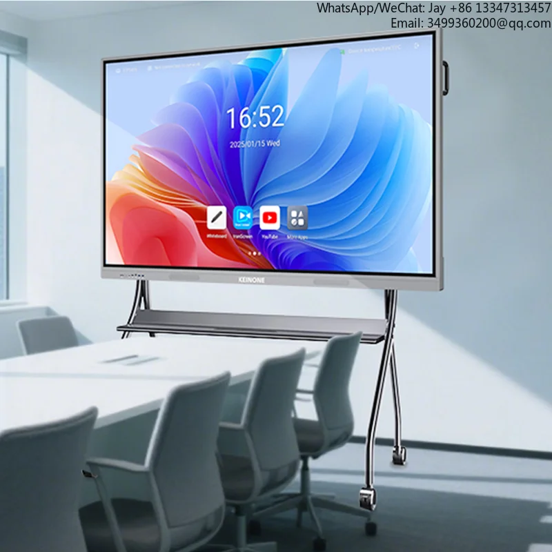 

Ultra HD 98-Inch Interactive Smart Board With Android OPS System Wireless Casting For Education & Office Reception