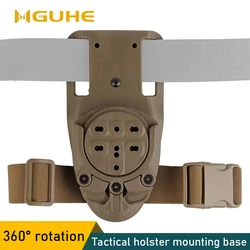 Tactical holster mounting base, quick release locking system, hunting holster adapter, AirSoft Accessories