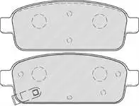 

FDB4263 for rear brake pad ASTRA J 1,4/cdti////cdti///////cdti