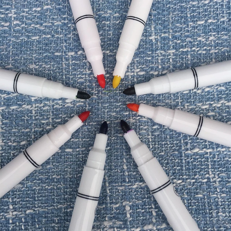 8 Stück Textil Marker Stoff Farbe Stift DIY Handwerk T-Shirt Pigment Mal stift