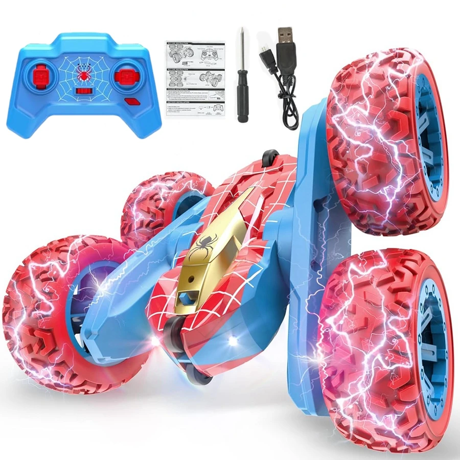 

4WD автомобиль с дистанционным управлением для детей, вездеход, внедорожный радиоуправляемый автомобиль, радиоавтомобиль для трюков, подарок, игрушка с дистанционным управлением для мальчиков и девочек