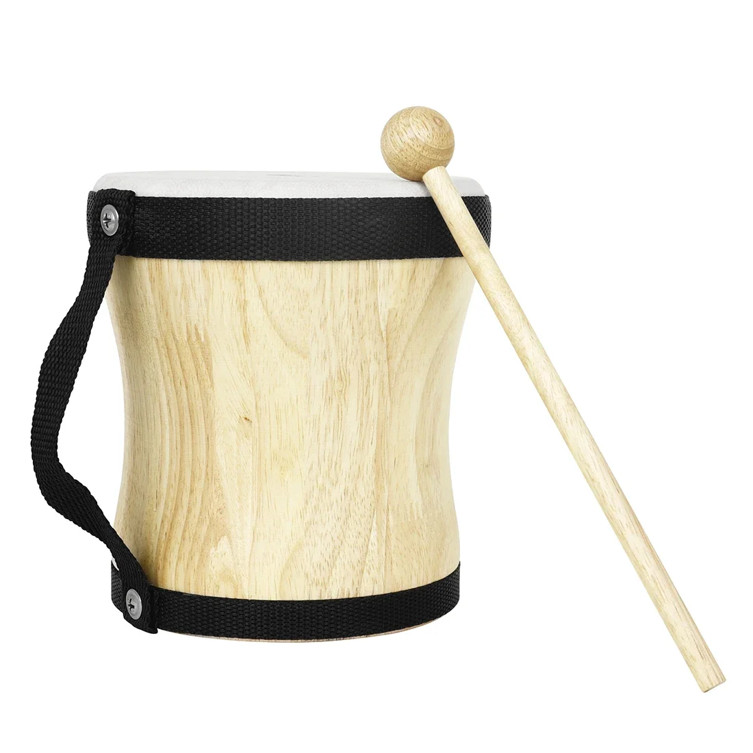 Indian Drum with Drumsticks Professional Wooden Sheepskin Drums Musical Instrument Gifts Hand Drums