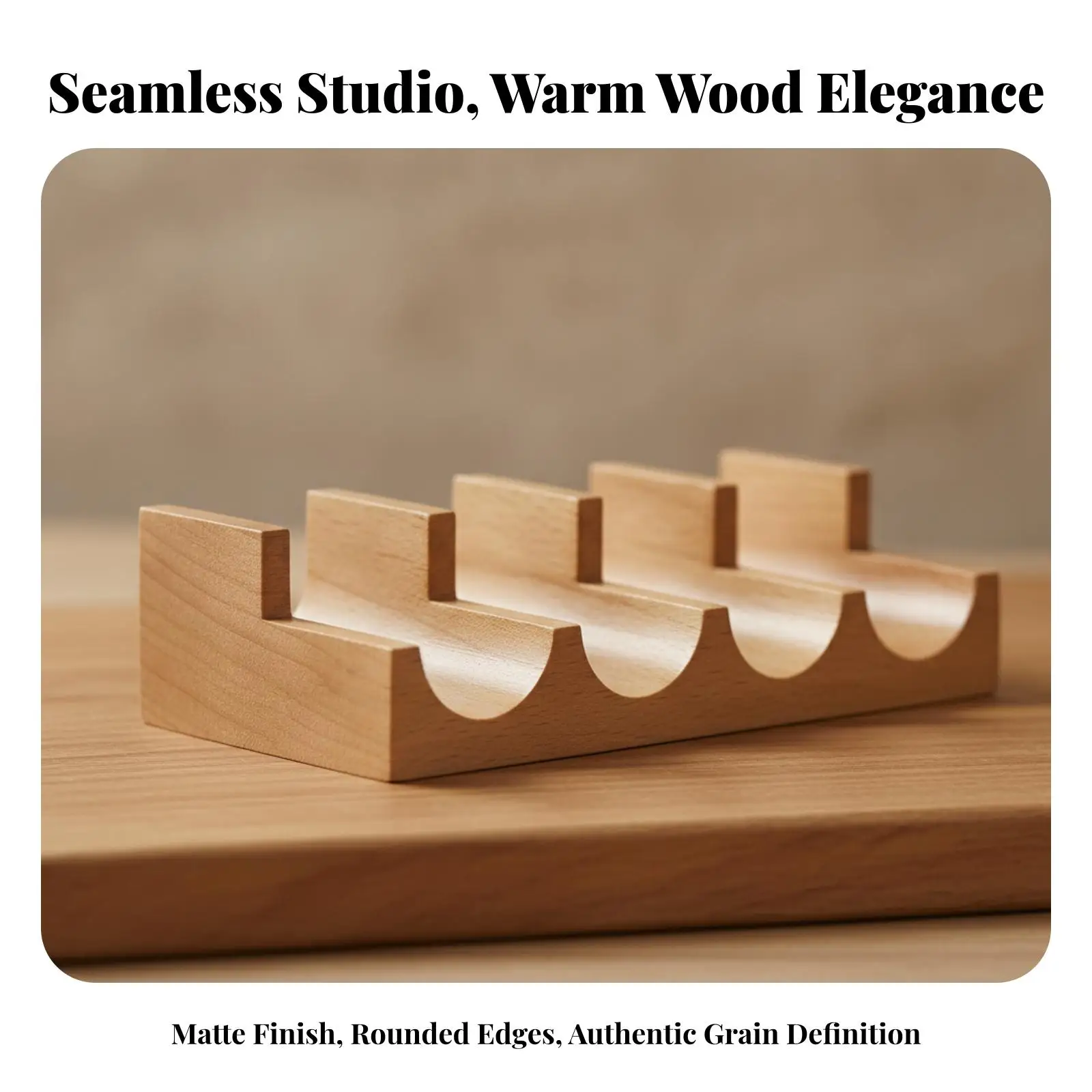 Sushi Serving Stand Sapele Wood Mold Holder with Raised Ends for Sushi Dishes Plate Rack Kitchen Countertop Organizer