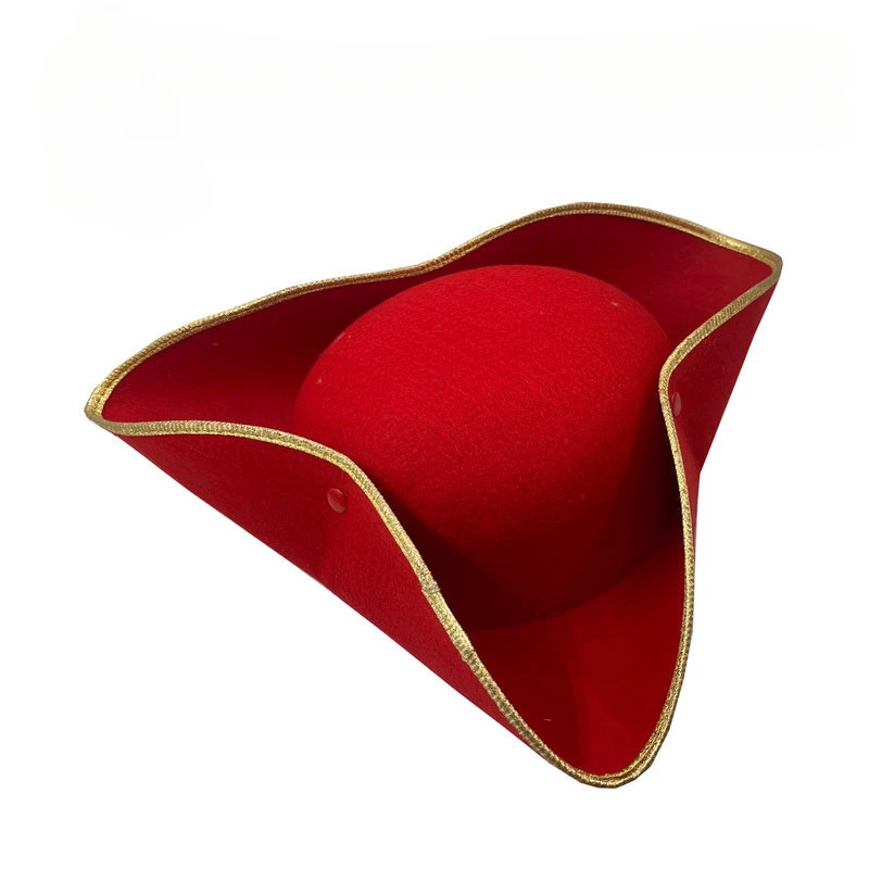 Halloween Pirate Captain Dressed As Adult Children Cosplay Props Party Performance Pirate Captain Party Hat Headdress view 3