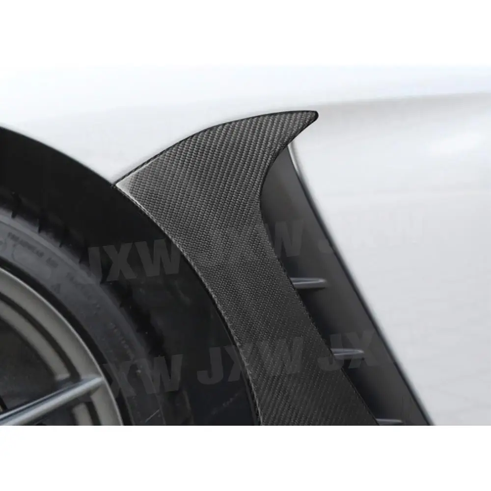 2PCS Fender Air Vent Trim Covers Carbon Fiber Car Decoration Cap Sticker FRP For Toyota GR86 Subaru BRZ 2021 + Car Accessories