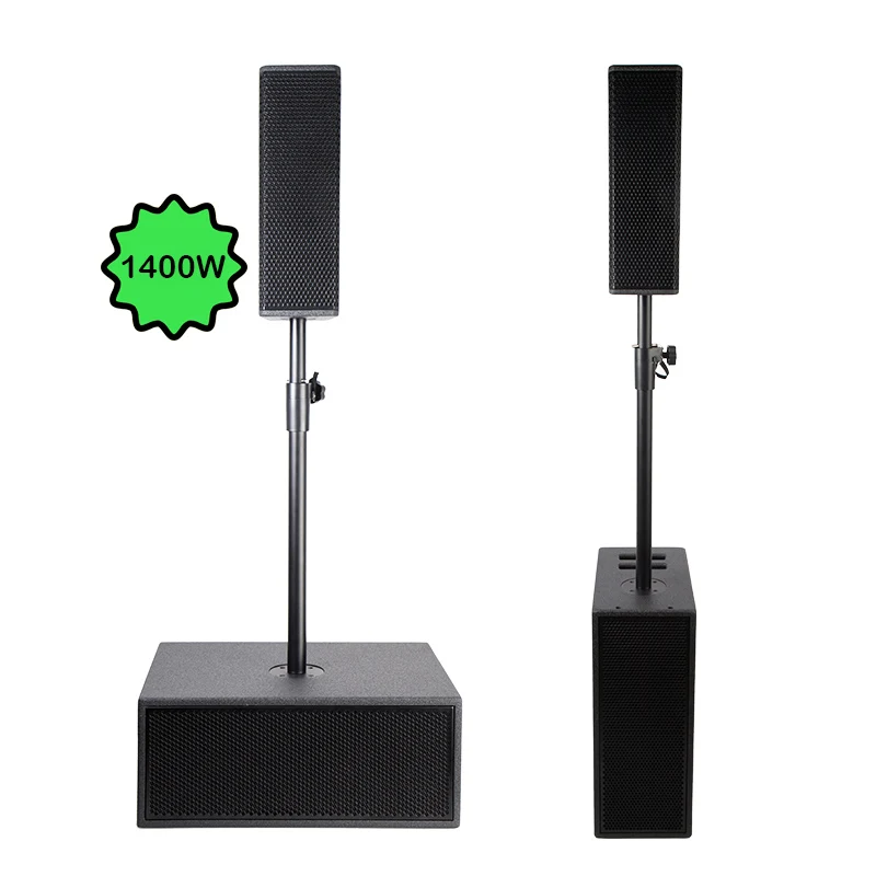 S28L252 1400W 3 Way Column PA System With Bluetooth DSP For Outdoor Events Parties Performances