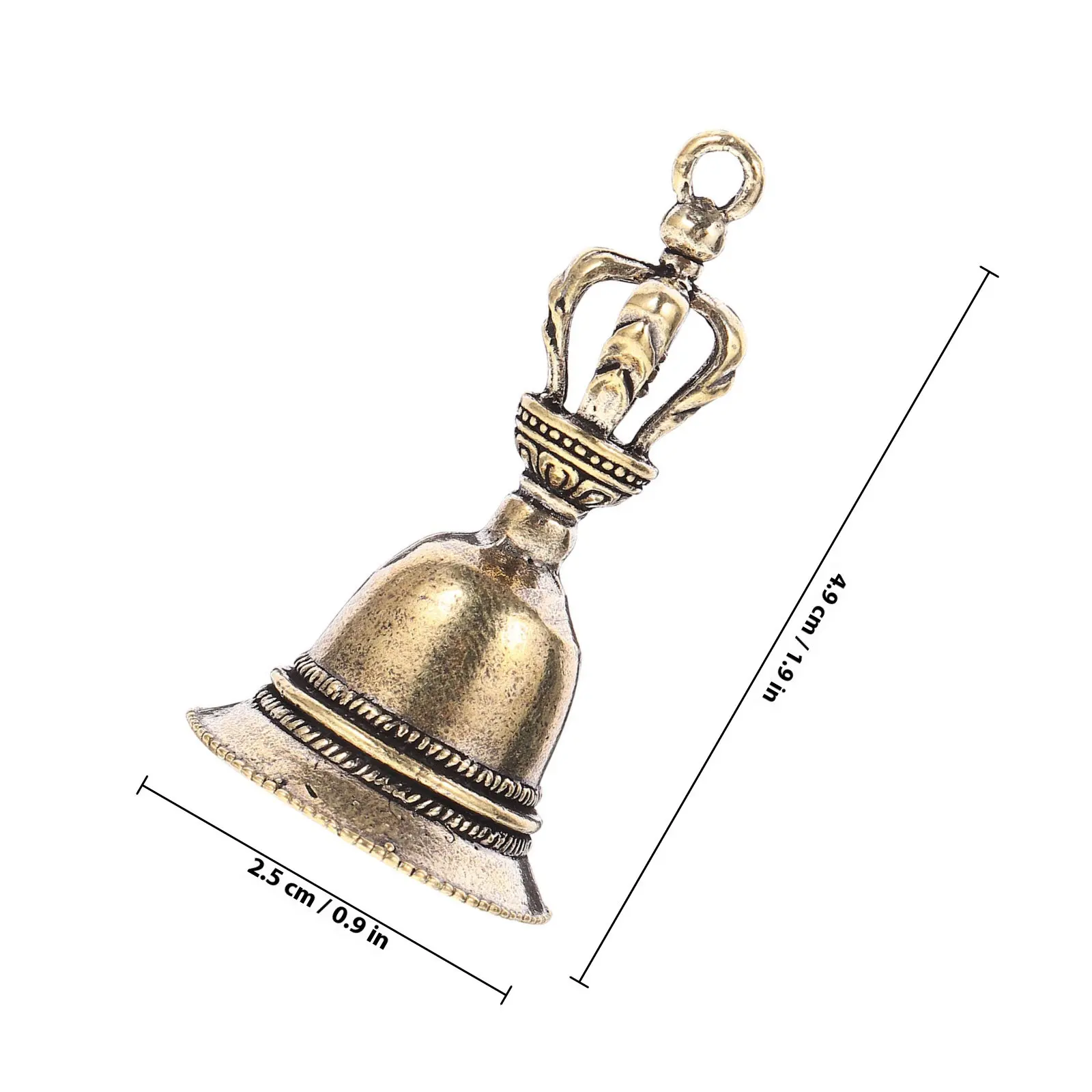 Bell Vintage Metal Portable Lightweight Loud Clear Sound Suitable for School Home Hotel Party Decorative Teaching