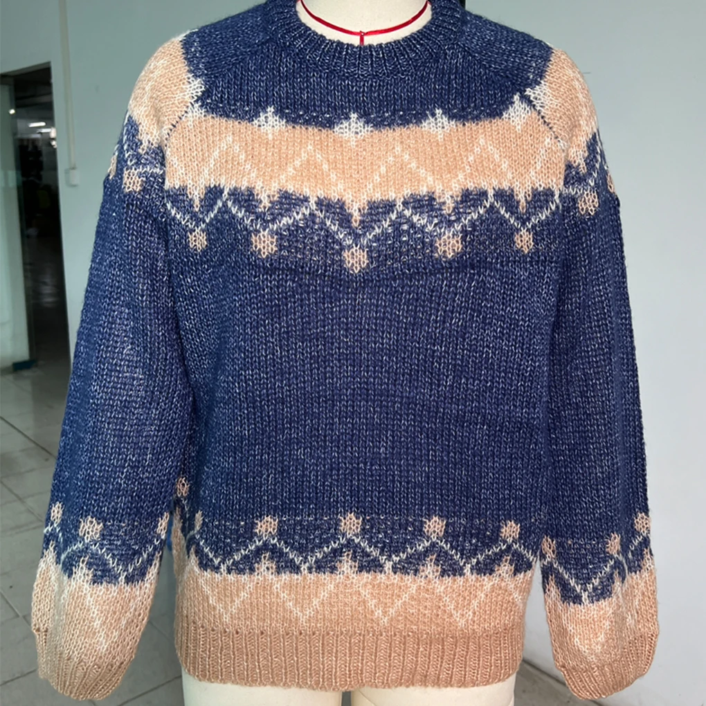 

Classic And Stylish Pullover Sweater For Wide Application With Jeans Cloth Autumn Winter Sweater