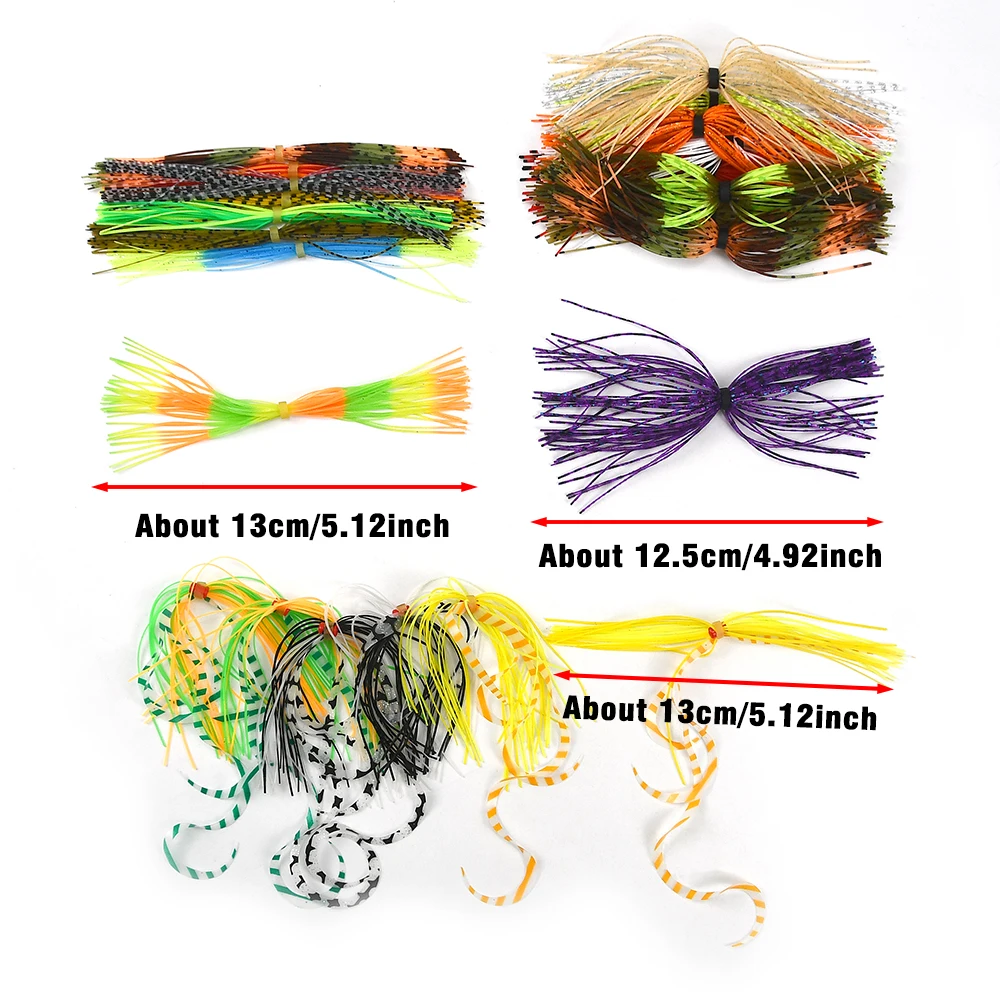 1 set gemengde kleuren silicon - Fishing Lure Spinnerbait recensie en prijs