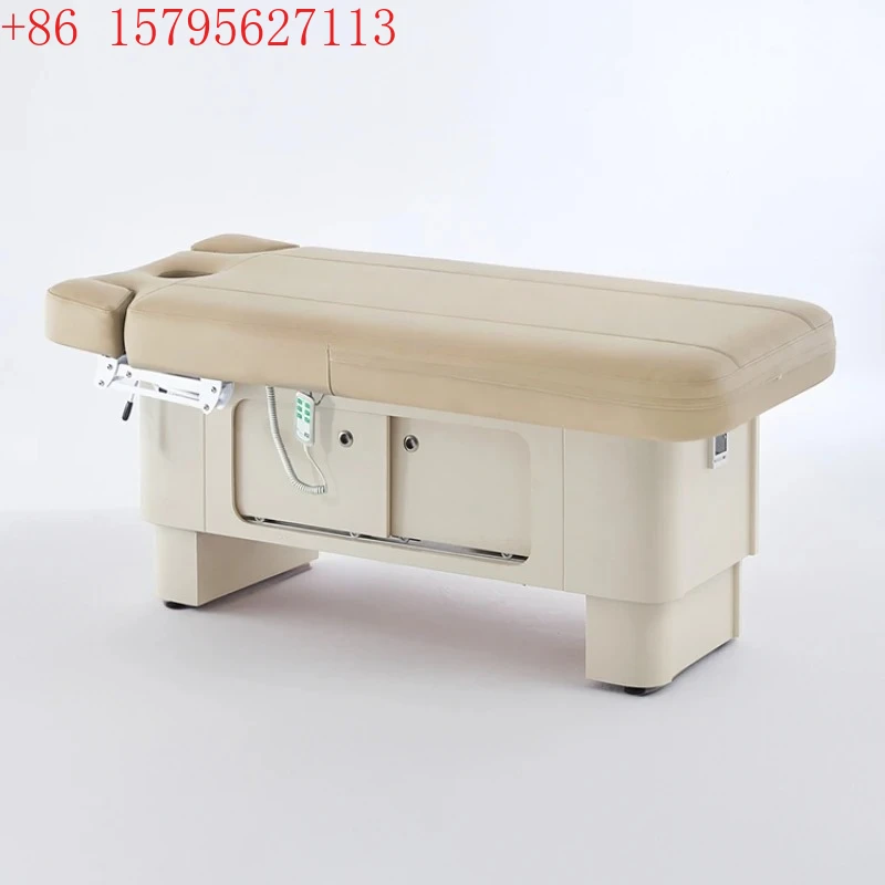 

XL electric integral lift spa bed high-end beauty salon special bed constant temperature latex