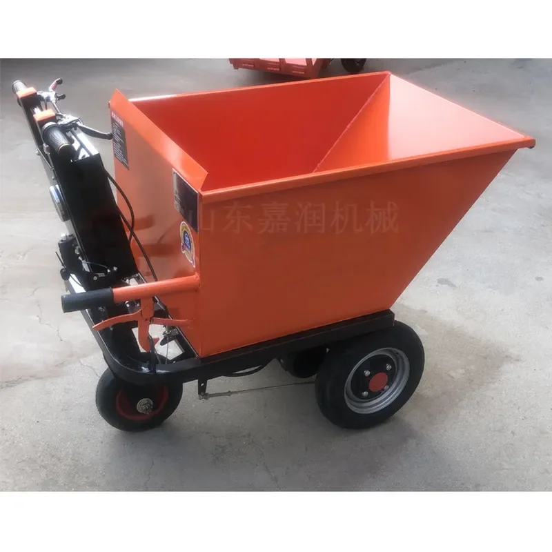 HCY HCY Electric small gray bucket car, hand-pushed tricycle, convenient workshop site tricycle