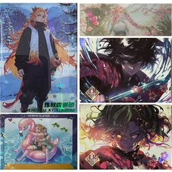 Anime Demon Slayer LR GR MR SZR series collection card Rengoku Kyoujurou Kanroji Mitsuri Entertainment toys Board game card