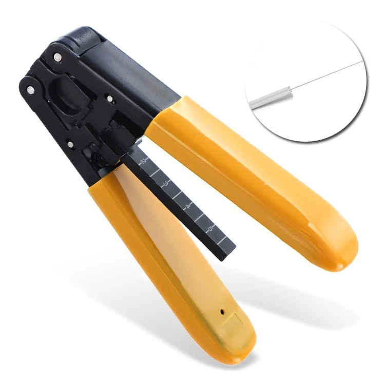 

Fiber Optic Stripping Tool FTTH Fiber Optic Cable Stripper Striping Optical Pliers Drop Stripper Fiber Cable Stripper
