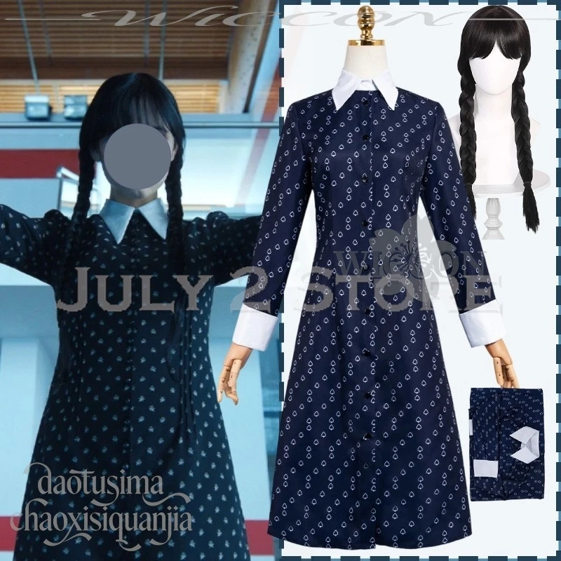 

Аниме фильм Wed косплей комбинезон с цветочным принтом элегантное длинное готическое платье готическая Лолита с двойными хвостиками темный стиль Хэллоуин Рождество