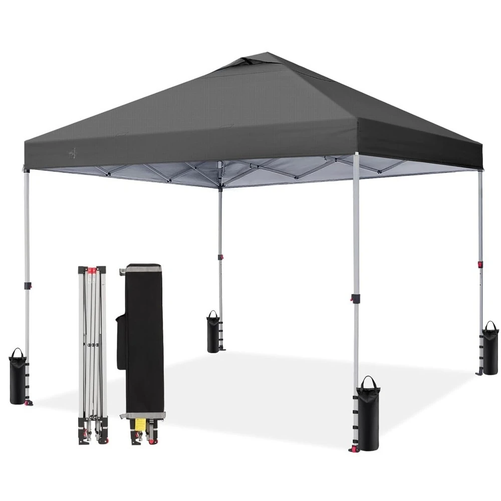 

12x12 Pop Up Canopy - Beach Tent with One Push Setup - Easy Outdoor Sun Shade Shelter for Events, Parties, Gazebo, Customized