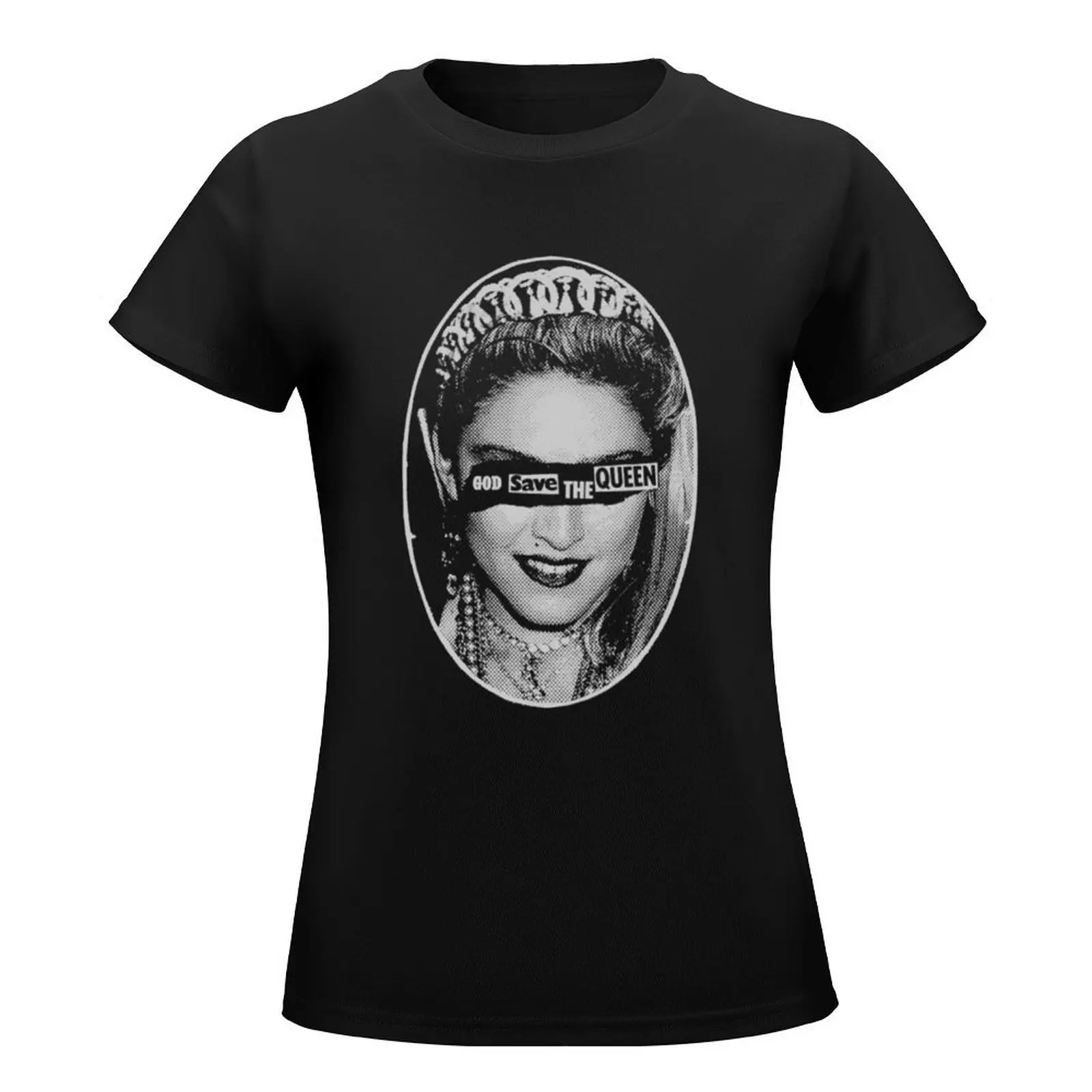 Madonna Pop Art 80s Era T-shirt para mulheres, roupas estéticas, roupas vintage, roupas hippie