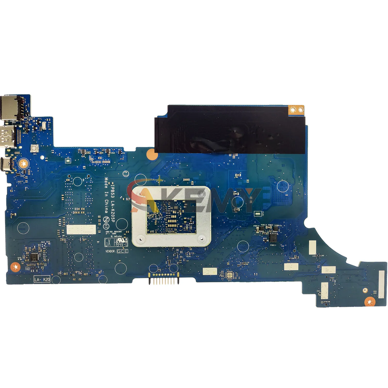 LA-K205P Voor HP 15-DW Laptop Moederbord Met R3 R5 R7 CPU DDR4 100% Volledig Getest