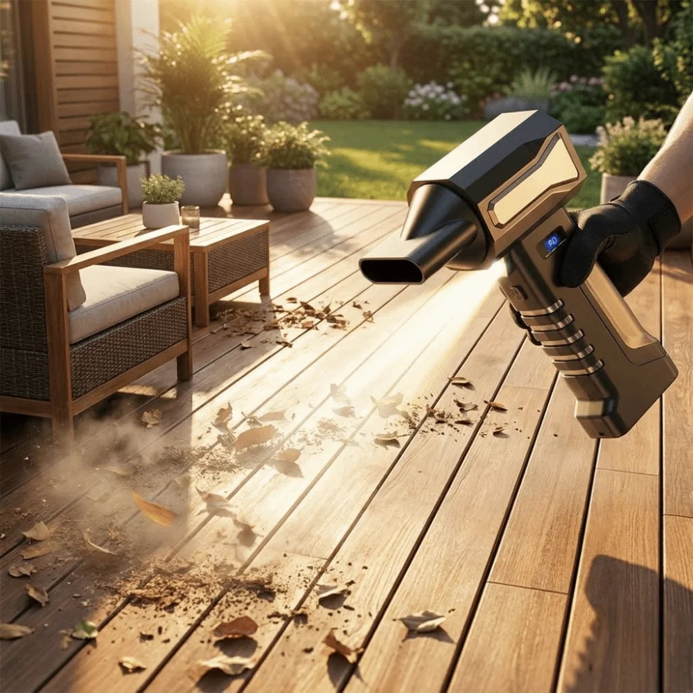 

Cordless Operation Cordless Handheld Turbo Blower Lightweight Design Ergonomic Grip High Power Mini Air Fan Compact Portable