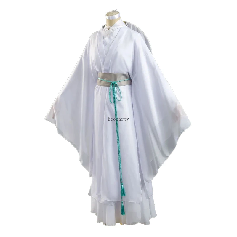 Disfraz de Cosplay de Xie Lian para hombres y mujeres, ropa de Cosplay de Anime, Tian Guan Ci Fu Xielian, pelucas superiores, utilería de Halloween, blanco, 30