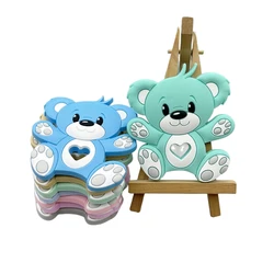 Tétine en silicone pour bébé, sucette sûre pour animaux TeWindsor, accessoires de bricolage pour nourrissons, jouets de dentition ChFuk, cadeaux Kawaii, 1PC