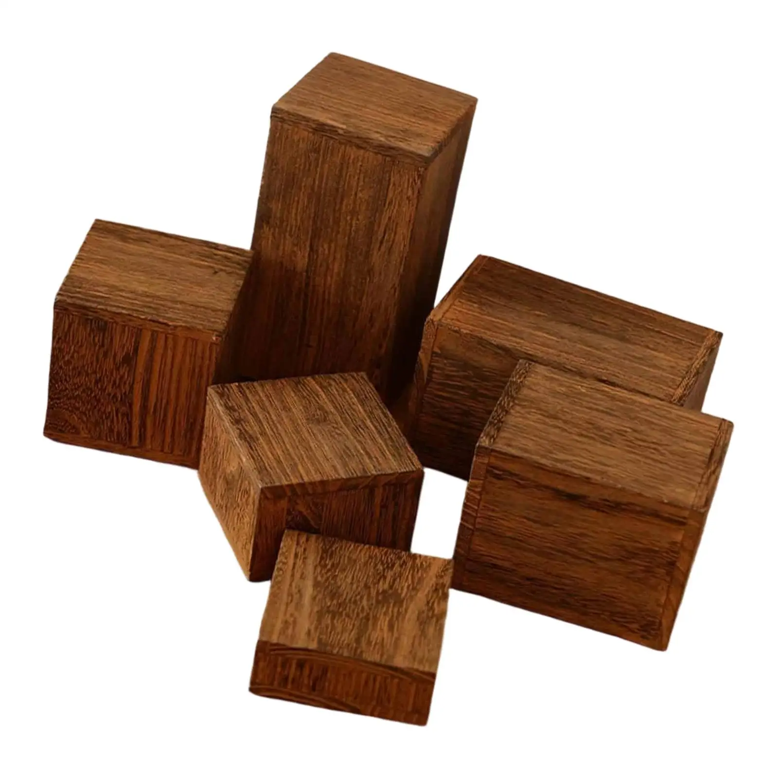 Wood Display Riser Stand Multipurpose Jewelry Organizer Shelf for Store Countertop Home Party Dessert Table
