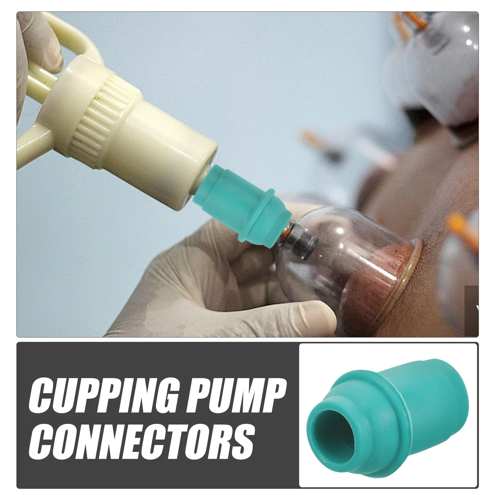 

10 Pcs Cupping Pump Connector Green Plastic Replacement Nozzle Tips Durable Vacuum Hand Body Tool Parts Accessories