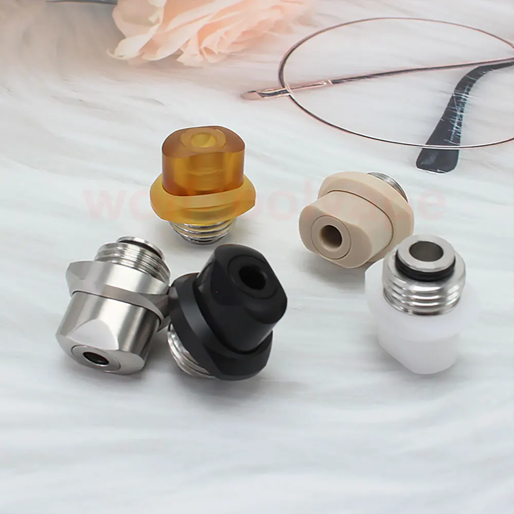 SXK Hussar BTC Style Integrated Drip Tip - 316 Stainless Steel E-cigarette Accessory for BB/Billet/Boro AIO Box Mod
