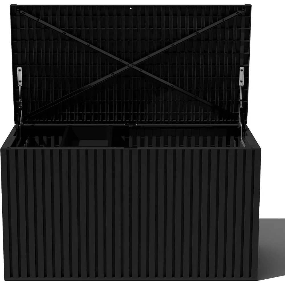 

Everything Deck Box 120 Gallon | Lockable Storage Box and Organization for Patio Furniture, Outdoor Cushions, Throw Pill