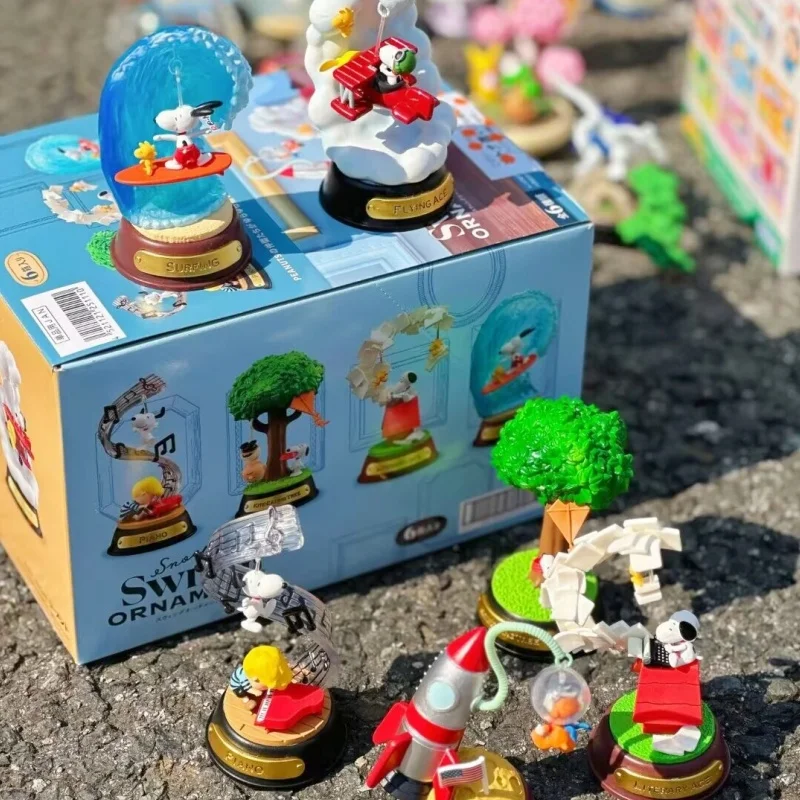 

Re Ment Original Anime Swing Ornament Surfing Piano Action Figure Model Collectible Toy Toys Collectible Ornaments Toy Gift