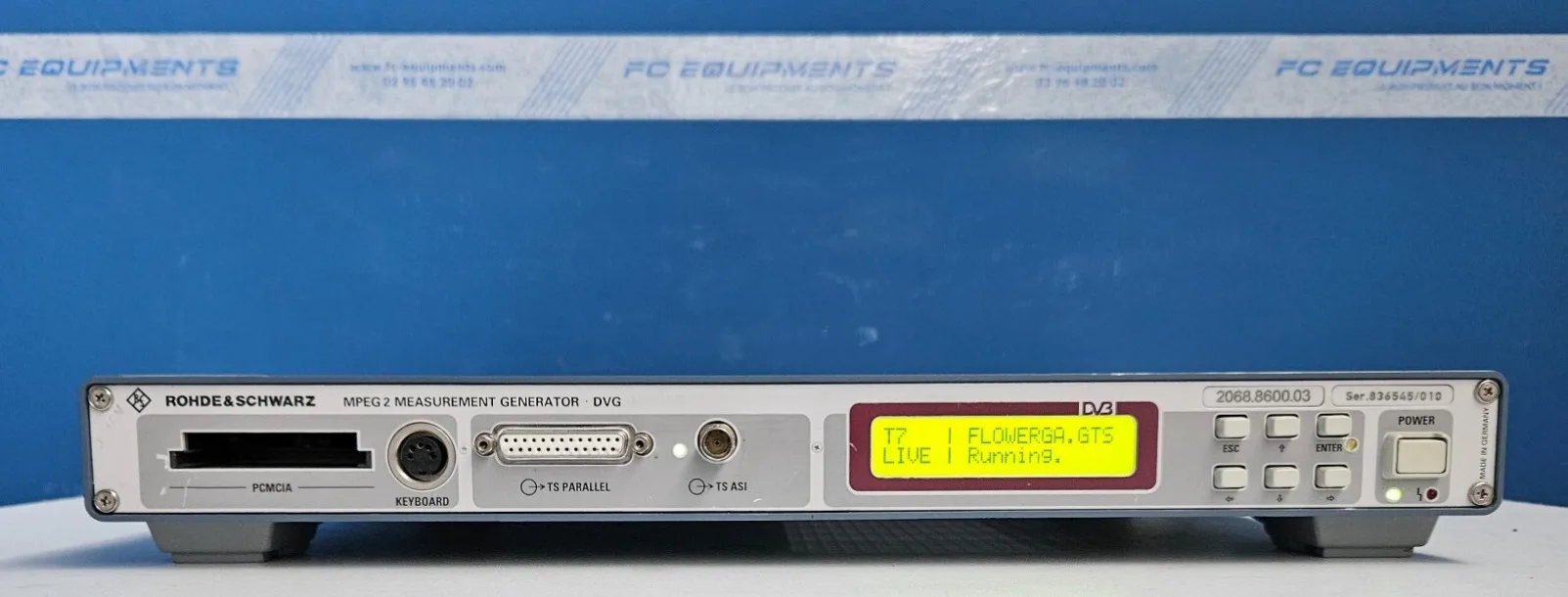 Rohde and Schwarz DVG MPEG2 Measurement Generator#MOQU
