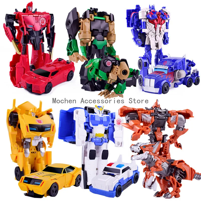 

12CM Transformation Robot Kit Toys Models 2 In 1 One Step Model Deformed Car Toy for Boy Gift