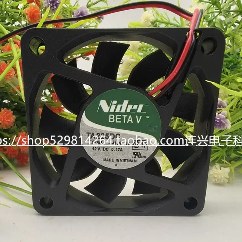 for Nidec TA225DC H34587-55 DC12V 0.17A 6cm 6015 Chassis Cooling Fan New