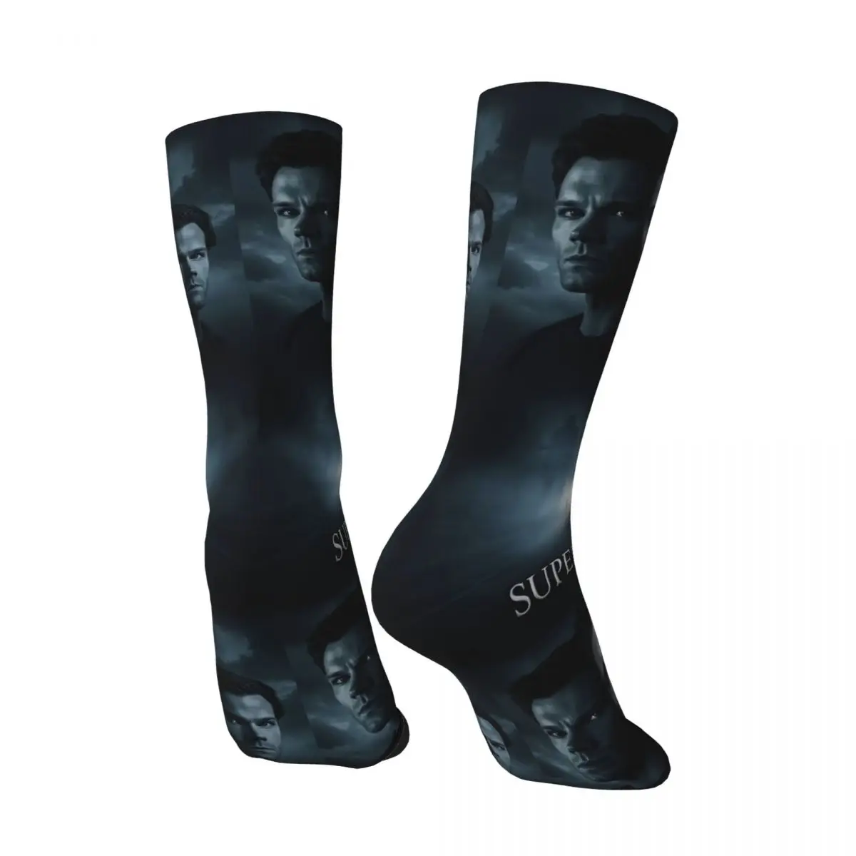 دين وينشستر جوارب تلفزيون خارقة للطبيعة نمط جوارب أنيقة الشتاء المضادة للانزلاق الجوارب للجنسين الرجال في الهواء الطلق جودة الجوارب #3