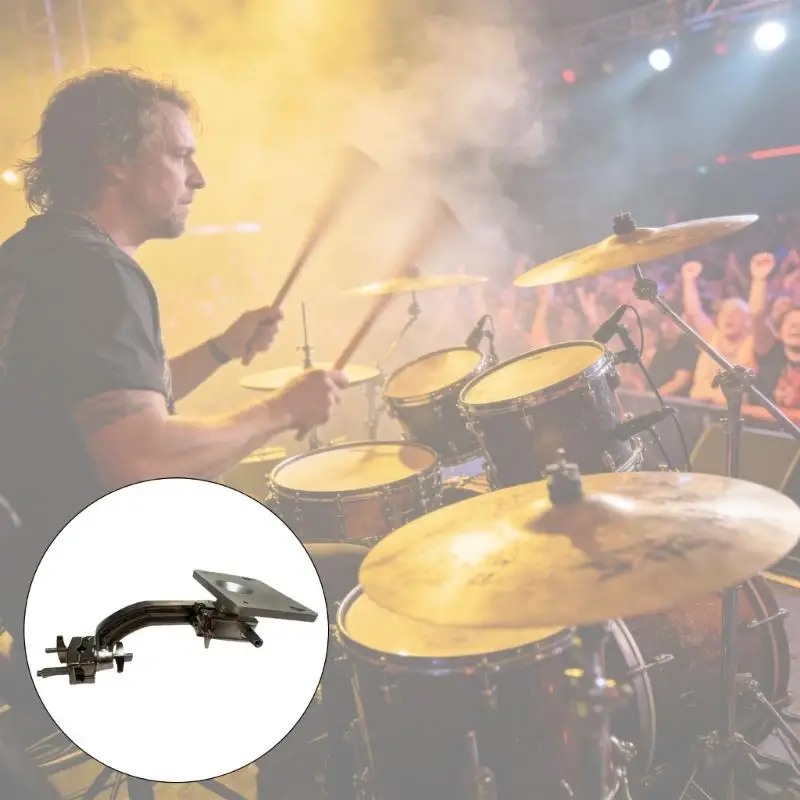 

U2JB Алюминиевый монтажный кронштейн электронного модуля барабана с регулируемым вращением на 360 градусов для различных пэдов