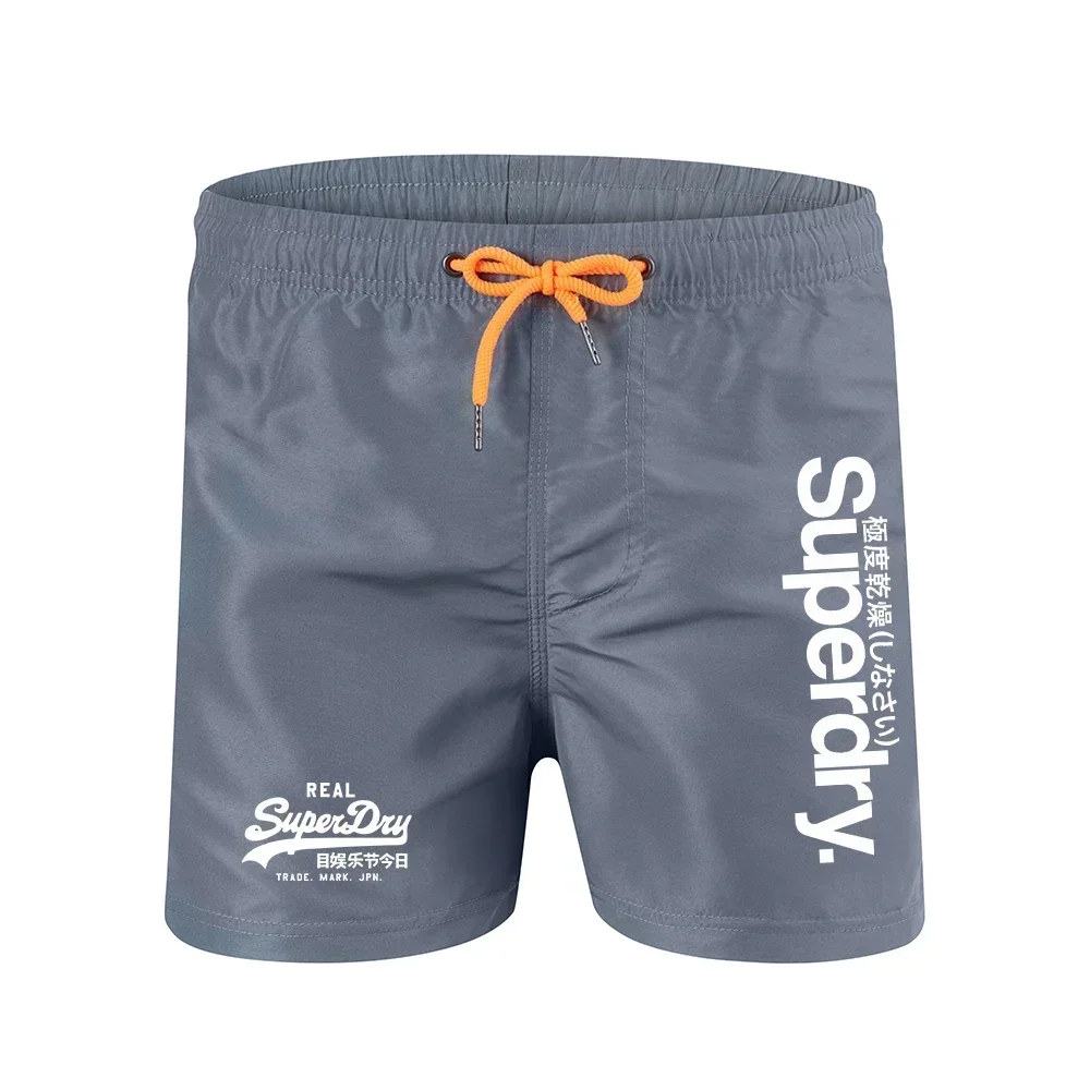 

2024 Men's breathable sexy swimming shorts, low-rise casual board shorts, Surf volleyball pull-up boxers, summer, S-4XL