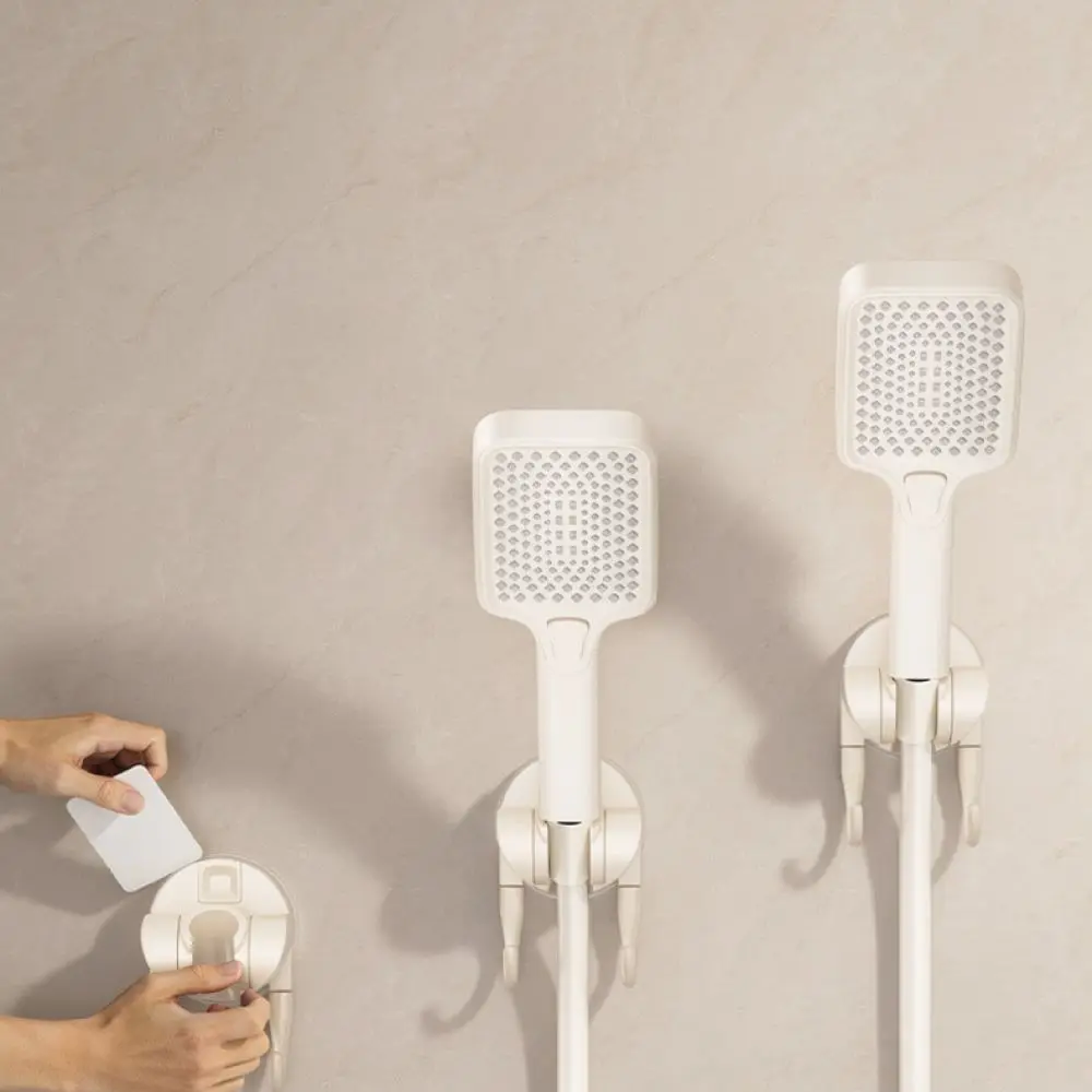 Bathroom Shower Head Holder Suction Cup Mount Adjustable Shower Bracket Punch Free Sprayer Support Stand Handheld Wall Rack
