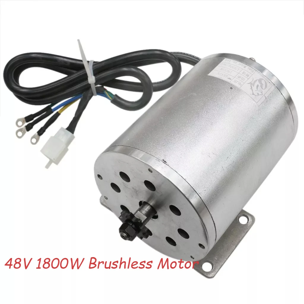 Excellent TDPRO 48V 1800W Brushless Motor for High Performance Go Kart ATV Motorcycle