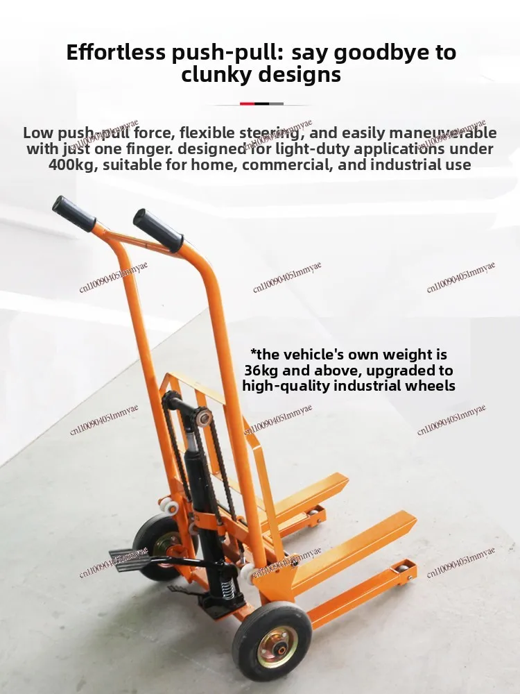 Hydraulic Forklift Unloading Artifact Small Forklift Manual Small Household Lift Miniature Lift Truck