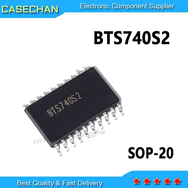 5PCS new original BTS740  BTS740S2 BTS 740  SOP-20
