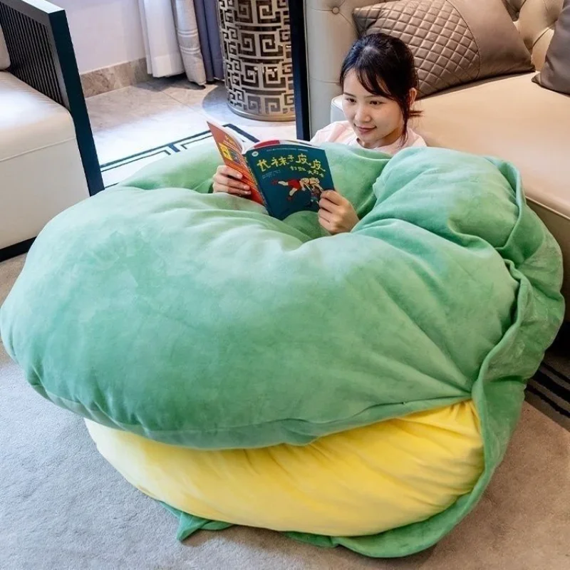 Turtle Shell Pillow Cushion Bean Bag Sofa Can Wear Small Turtle Soft Doll Plush Toy Oversized Turtle Shell Halloween Funny Gift