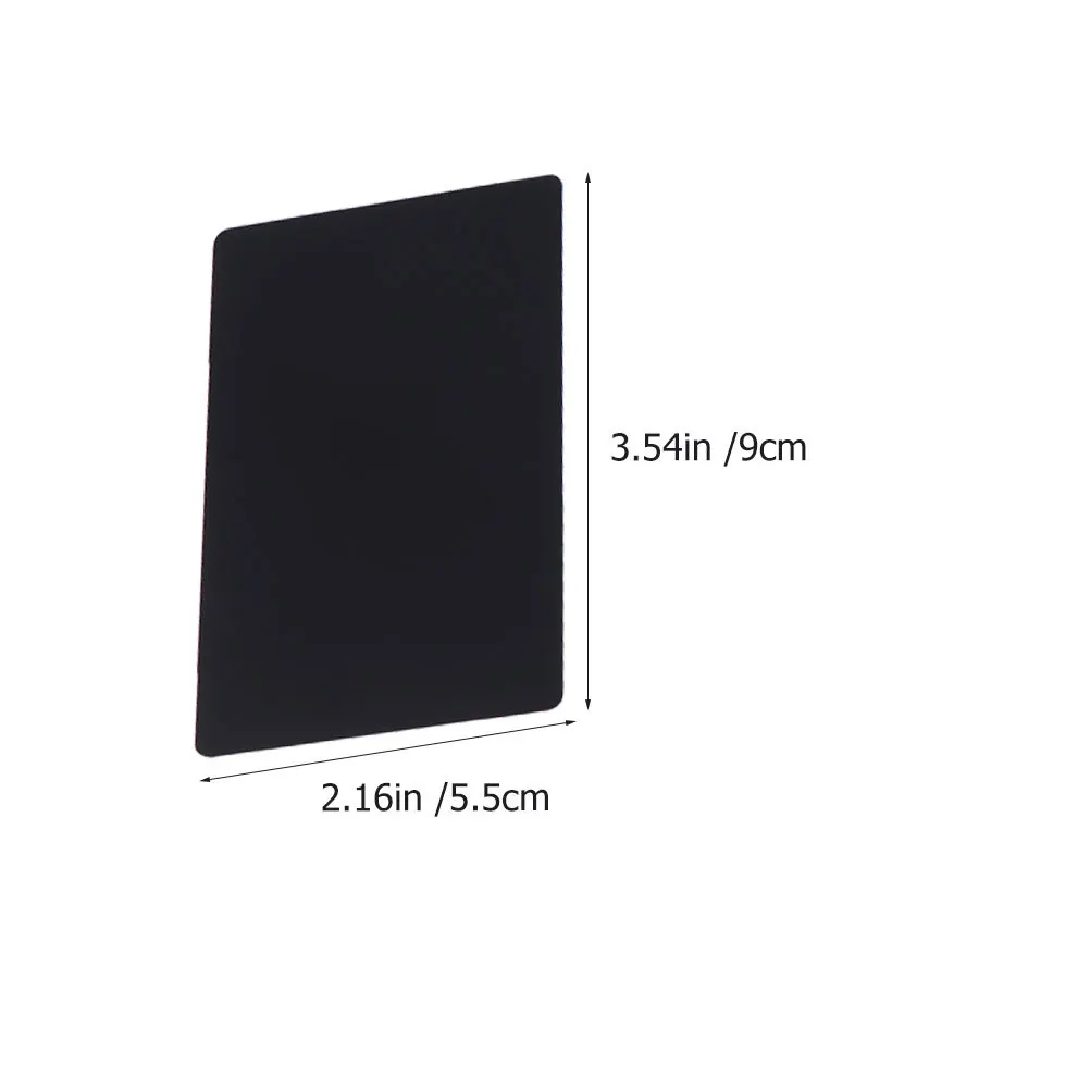 บัตรโลหะอะลูมิเนียมเปล่า 100 ชิ้น สำหรับทำบัตรชื่อ ป้ายชื่อ ป้ายสมาชิก ของขวัญวีไอพี ป้ายโฆษณา ป้ายพิมพ์