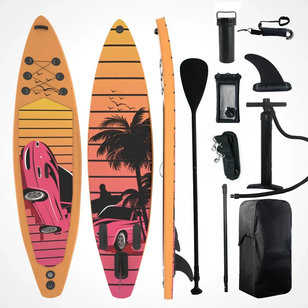 Roze Opblaasbare Sup Surf Jet Surfplank Sup Race Koop Stand Up Paddle Board Met Surfplank Tas Sup Board Js Met Opblaasbare Boards