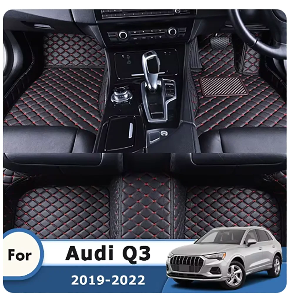 

Коврики на заказ, автомобильные коврики для Audi Q3 2023, 2022, 2021, 2020, 2019, водонепроницаемые коврики, накладки на ножки, напольные коврики, аксессуары для интерьера