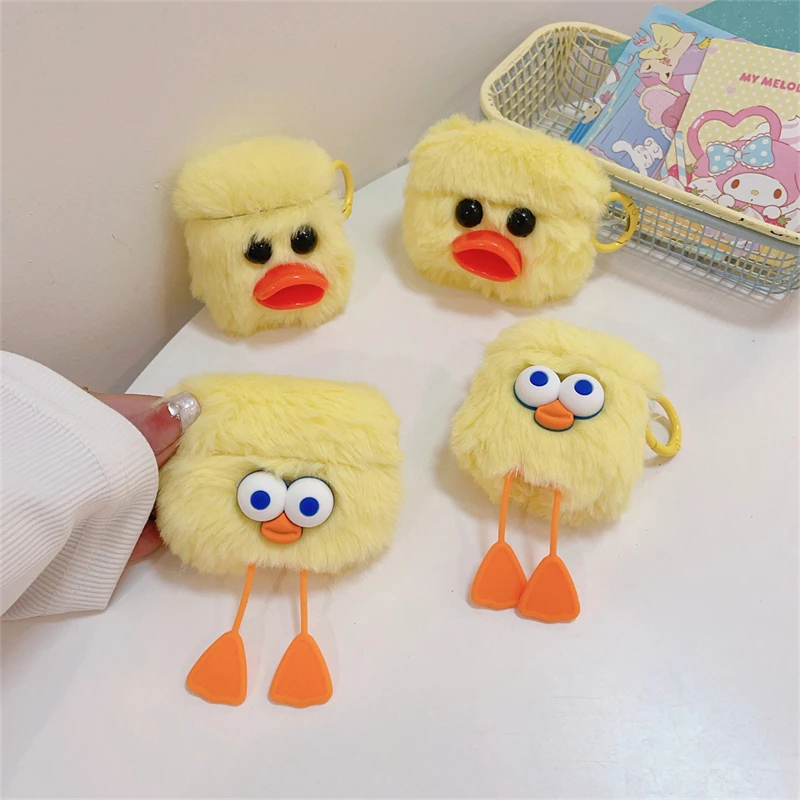 Cute Duck Fur Earph… - image