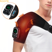 Electric Shoulder Intelligent Heating Vibration Massage Shoulder Pad Wireless Control Hot Compress for Relief Shoulder Discomfor