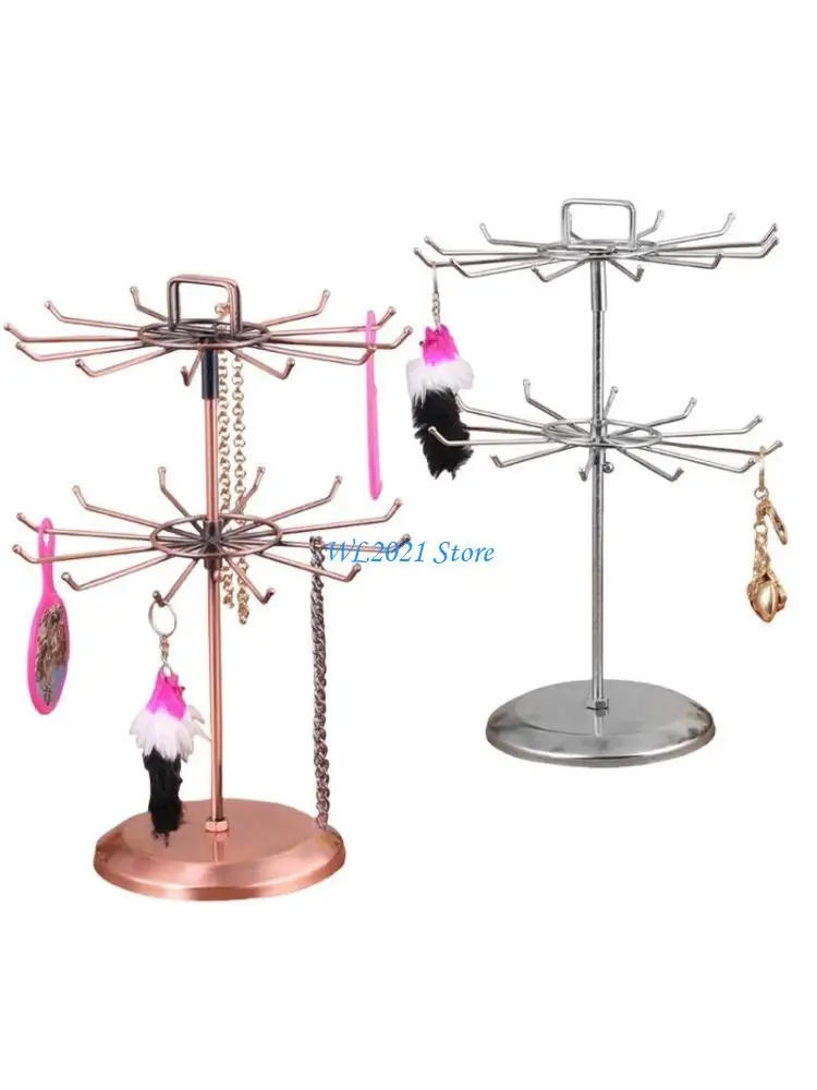 

G5GC 360 Degree Rotating Jewelry Display Rack for Home or Retail Display