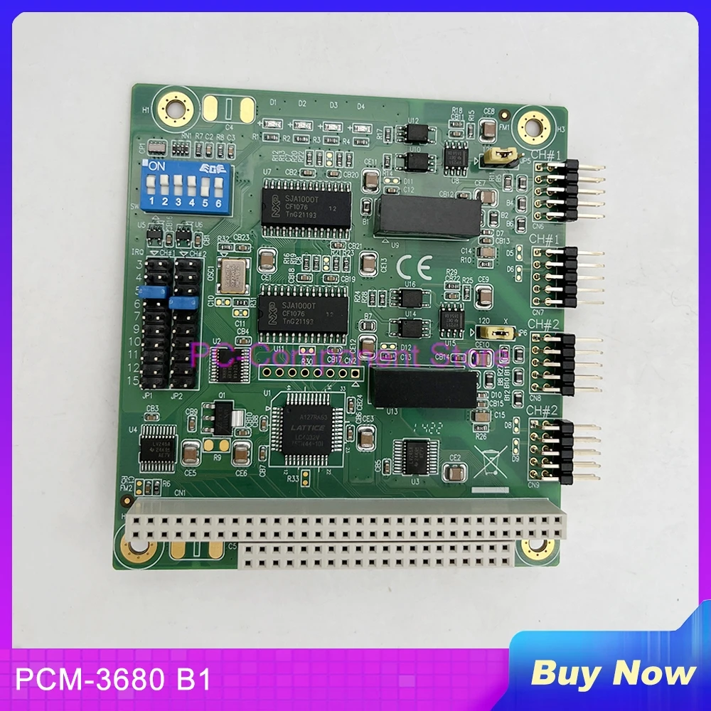 2-port CAN Card PC104 Dual Channel Industrial Control Motherboard For Advantech PCM-3680 B1